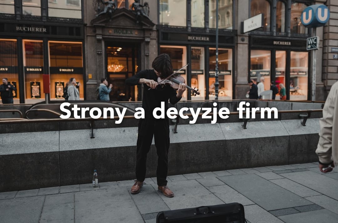 Jak strony internetowe wpływają na procesy decyzyjne w firmach